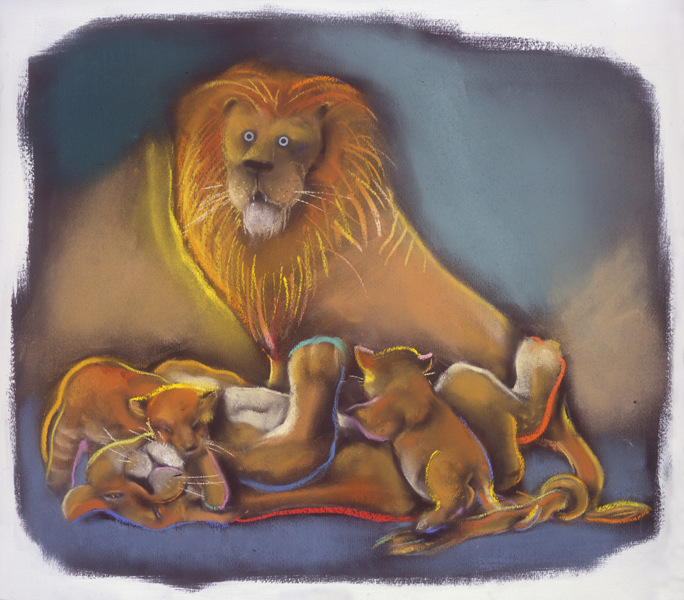 Lion family    1986     (Lynx, UK)